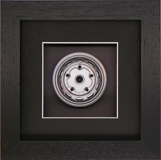 &lt;!--value not found--&gt; 356A / 550 Steel Wheel without Hubcap, 1:8 Scale, Framed